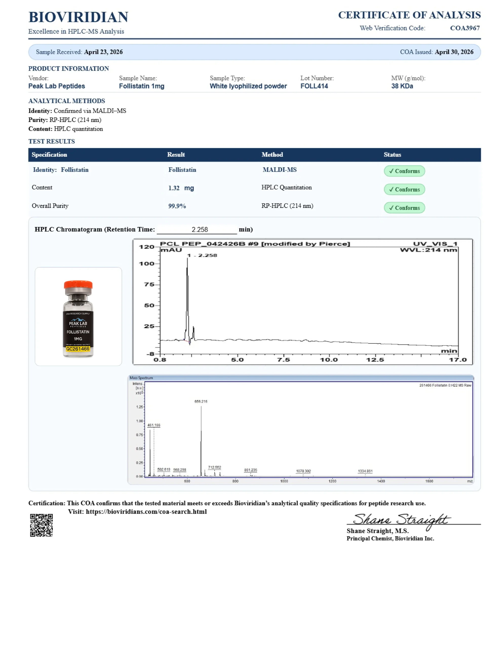 Follistatin-344 (1mg)